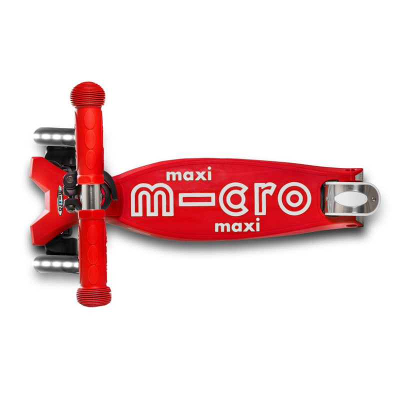 Scooter Maxi Deluxe LED Rojo