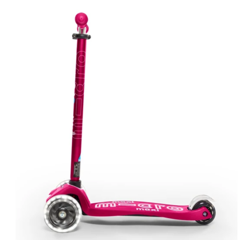 Scooter Maxi Deluxe LED Rosado