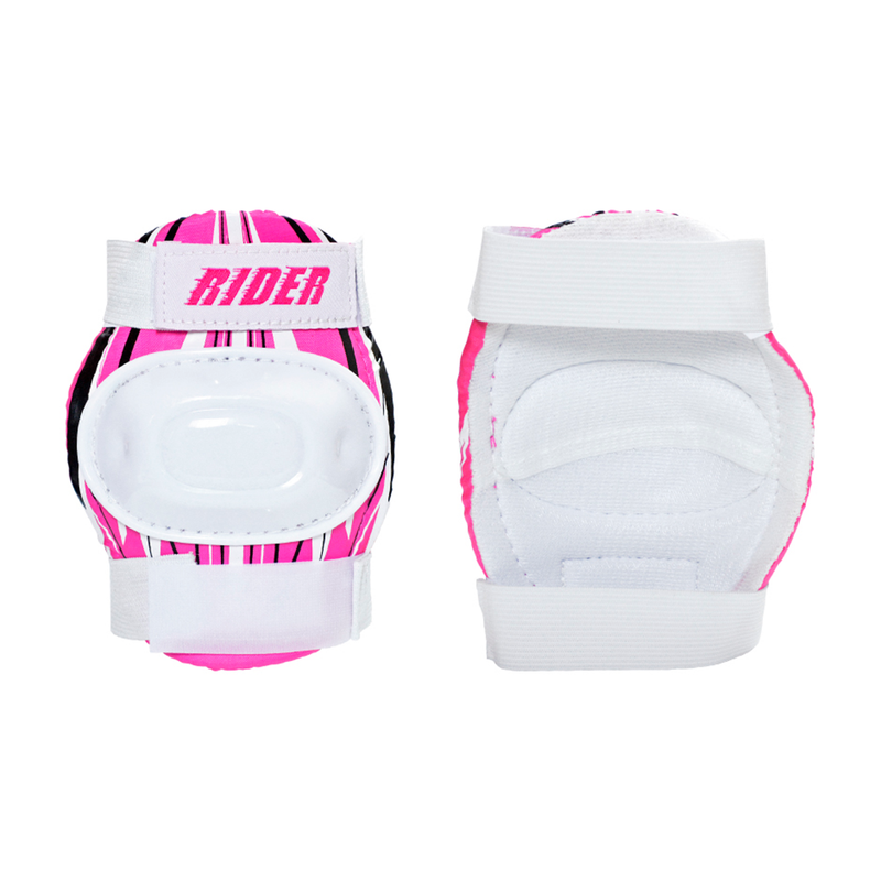 Set de casco + protecciones infantiles Rider pink
