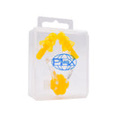 Set de tapones de oído + clip nasal Phoenix amarillo