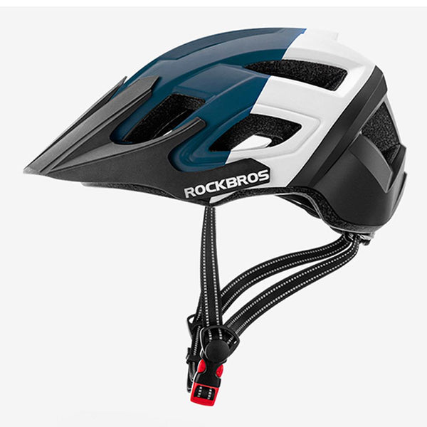 Casco de Bicicleta Rockbros Azul/Blanco TS-39