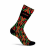 Calcetines Deportivos Negro/Rojo Funstep