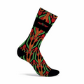 Calcetines Deportivos Negro/Rojo Funstep