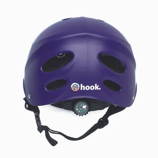 Casco Urbano Hook Morado Con Luz HK-304