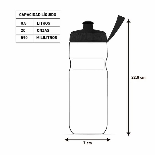 Botella de Agua 600ml Sport Insulated