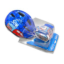 Set de casco + protecciones Cars Rider azul