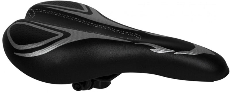 Asiento MTB negro con gris