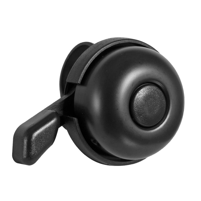 Campanilla minimalista de aluminio negro mate